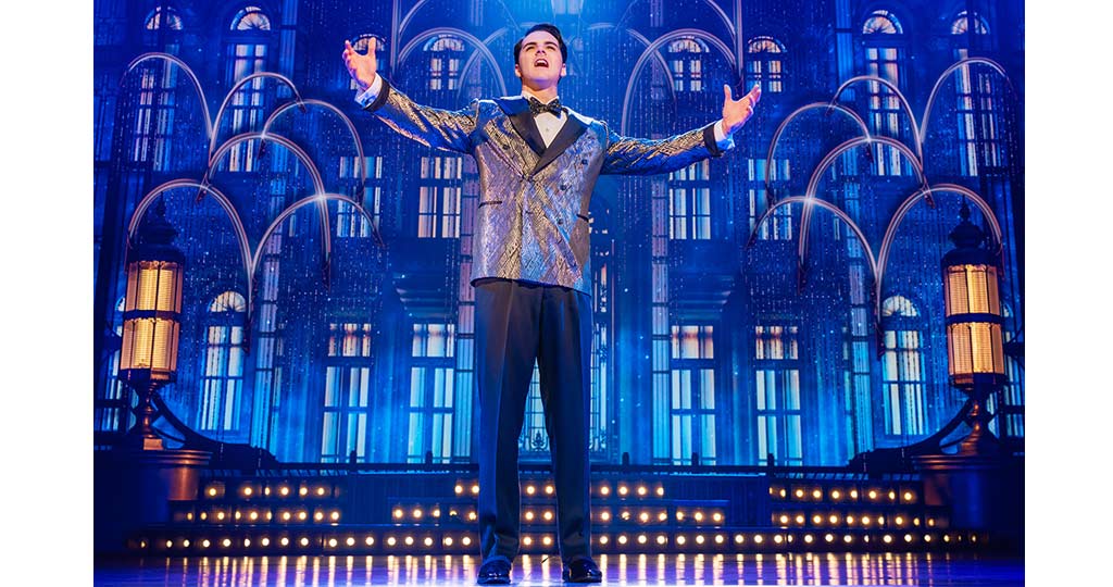 Jake David Smith (Jay Gatsby) in the First National Touring Company of THE GREAT GATSBY. Photo by Evan Zimmerman for MurphyMade.