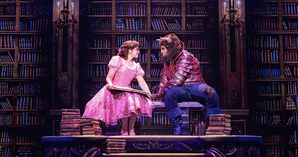 Kyra Belle Johnson and Fergie L. Philippe in Disney's Beauty and the Beast. Photo by Matthew Murphy. © Disney
