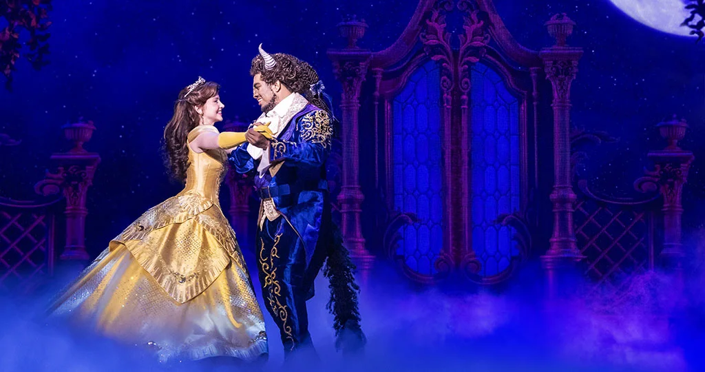 Kyra Belle Johnson and Fergie L. Philippe. Disney's Beauty and the Beast. Photo by Matthew Murphy. © Disney