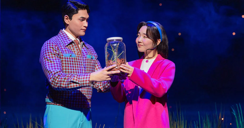 Claire Kwon and Steven Huynh in MAYBE HAPPY ENDING. Photo: Matthew Murphy and Evan Zimmerman
