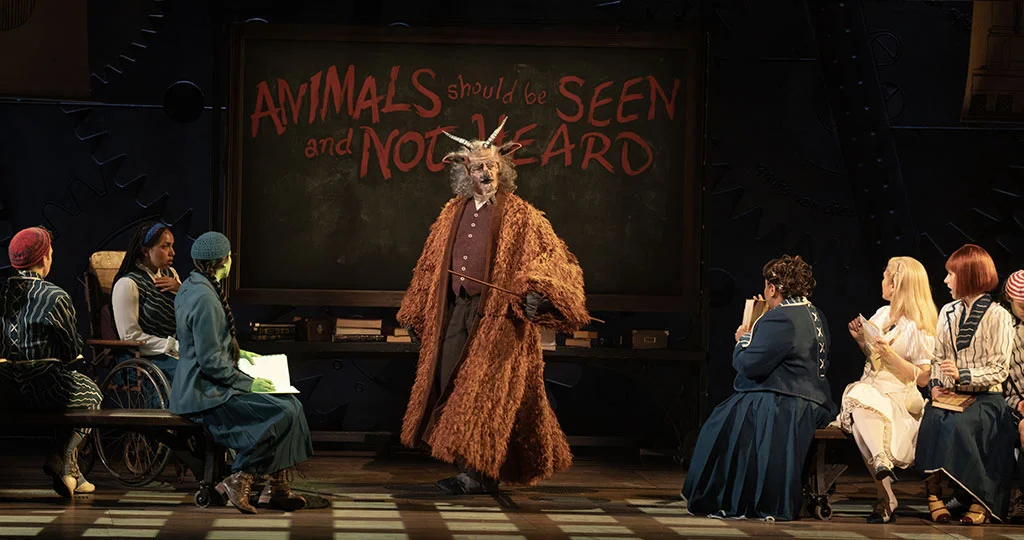Drew McVety as Doctor Dillamond in the National Tour of WICKED, photo by Joan Marcus