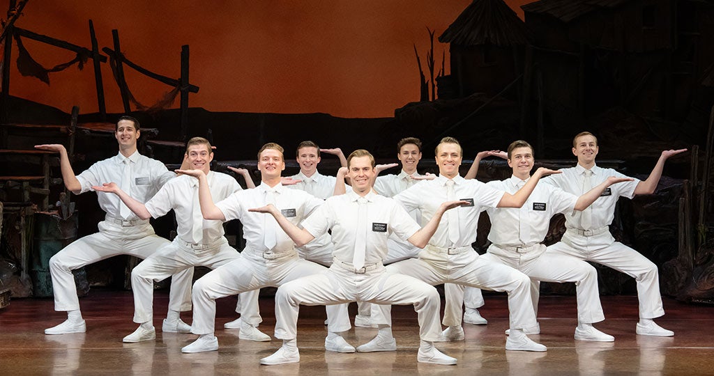 Craig Franke and company in THE BOOK OF MORMON North American tour