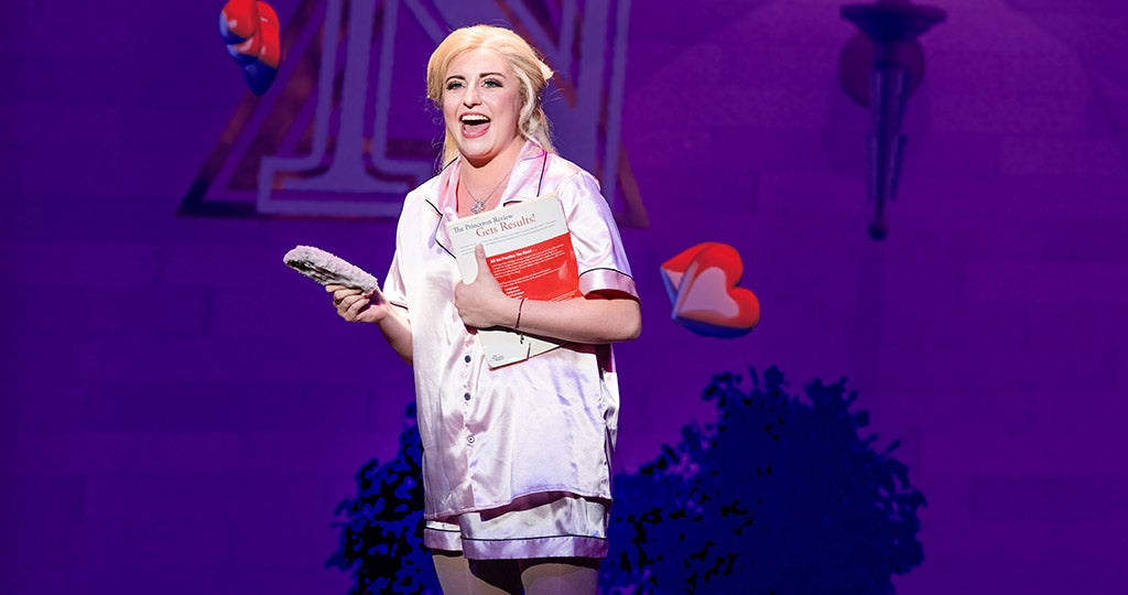 Hannah Bonnett as Elle Woods in Legally Blonde – The Musical. Photo by Drager Creative.