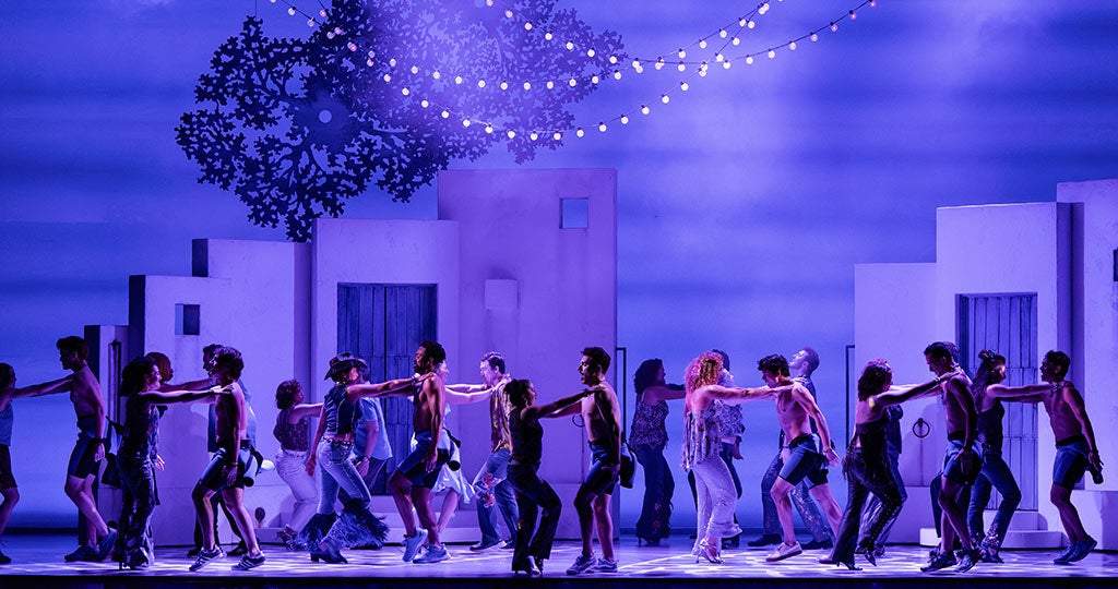 The Company of MAMMA MIA! 25th Anniversary Tour Photo by Joan Marcus